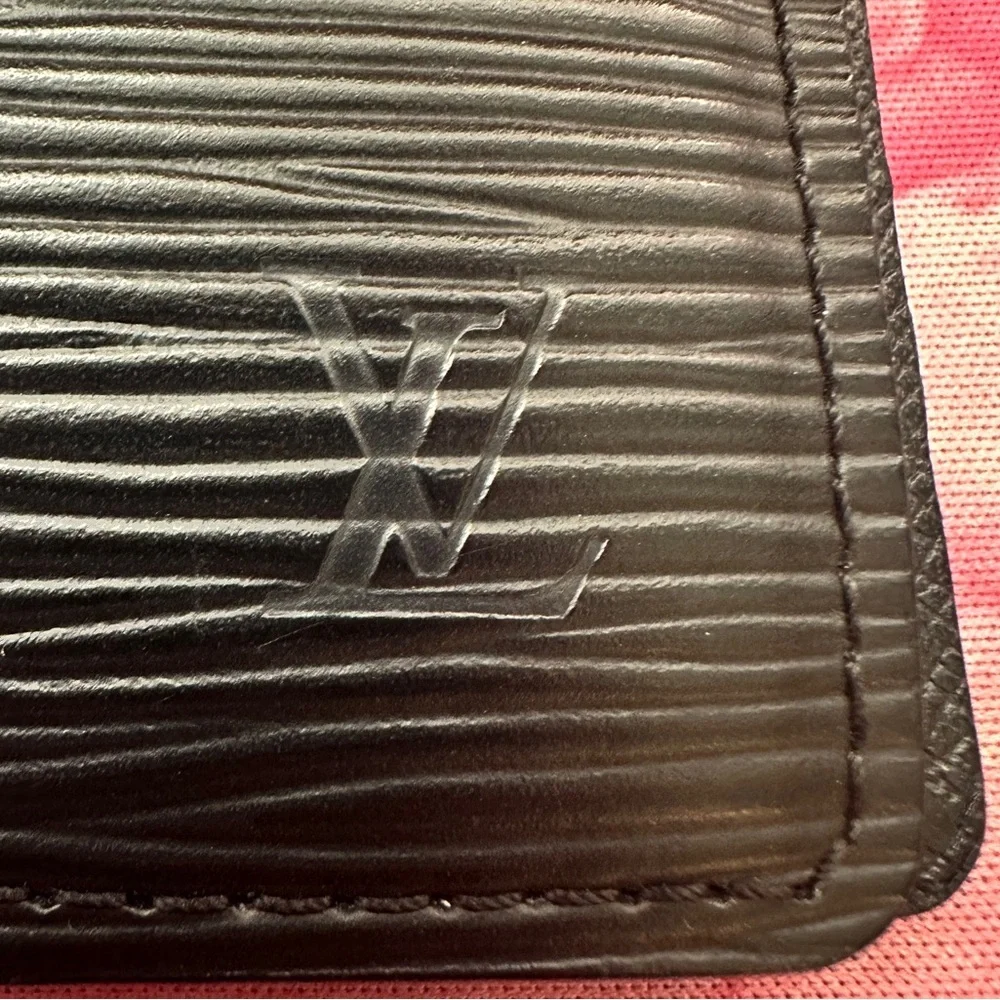 Small Louis Vuitton Epi Agenda Cover (Like-New; Black)